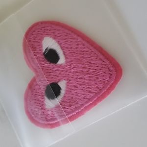 Pink Iron on patch Human Social Made inspo